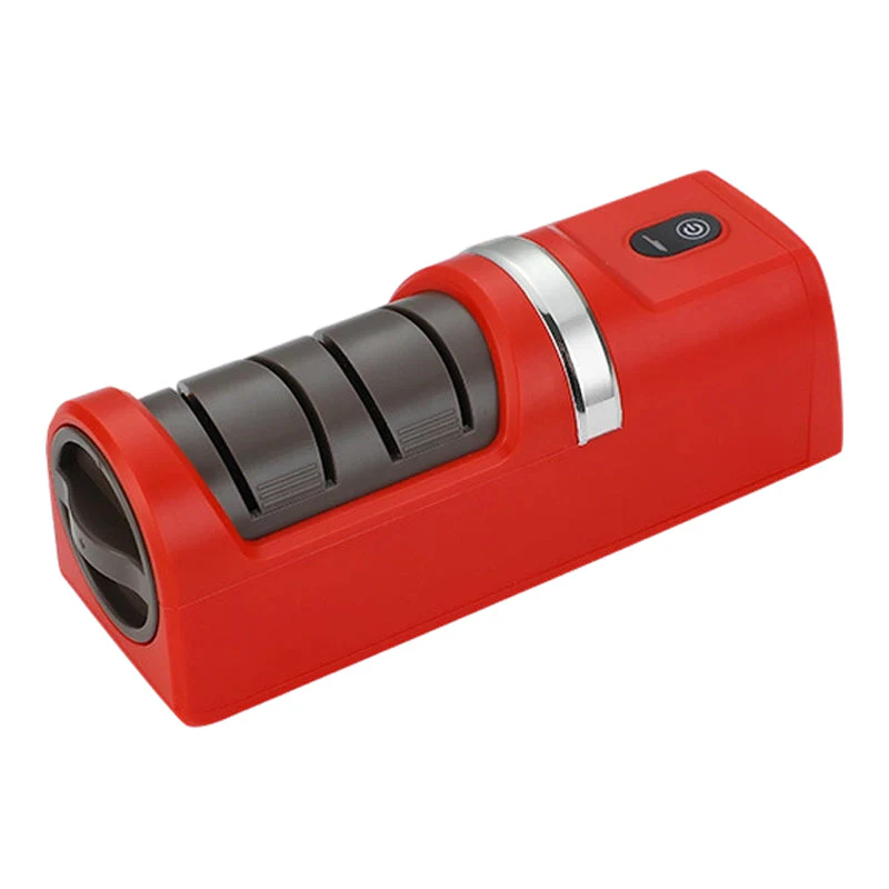 📢📢60 % de réduction !! ⏰Aiguiseur automatique pour couteaux de cuisine – Affûtage rapide, rechargeable et sans fil 🗡️🔋 - Image 9