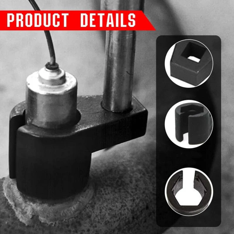 📢📢60 %  DE RÉDUCTION !! ⏰🔧Jeu de 5 pièces comprenant une douille de décalage pour capteur O2 automobile et un chasse-filet - Image 9