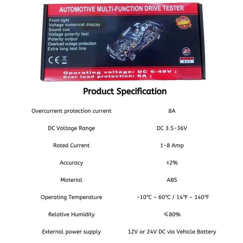 📢📢60 % de réduction !! ⏰Testeur de circuits automobiles - Image 12