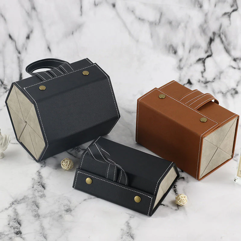 🎉🎉🎉🥳🥳👓 Sac de rangement en cuir Multi - lunettes - Image 5