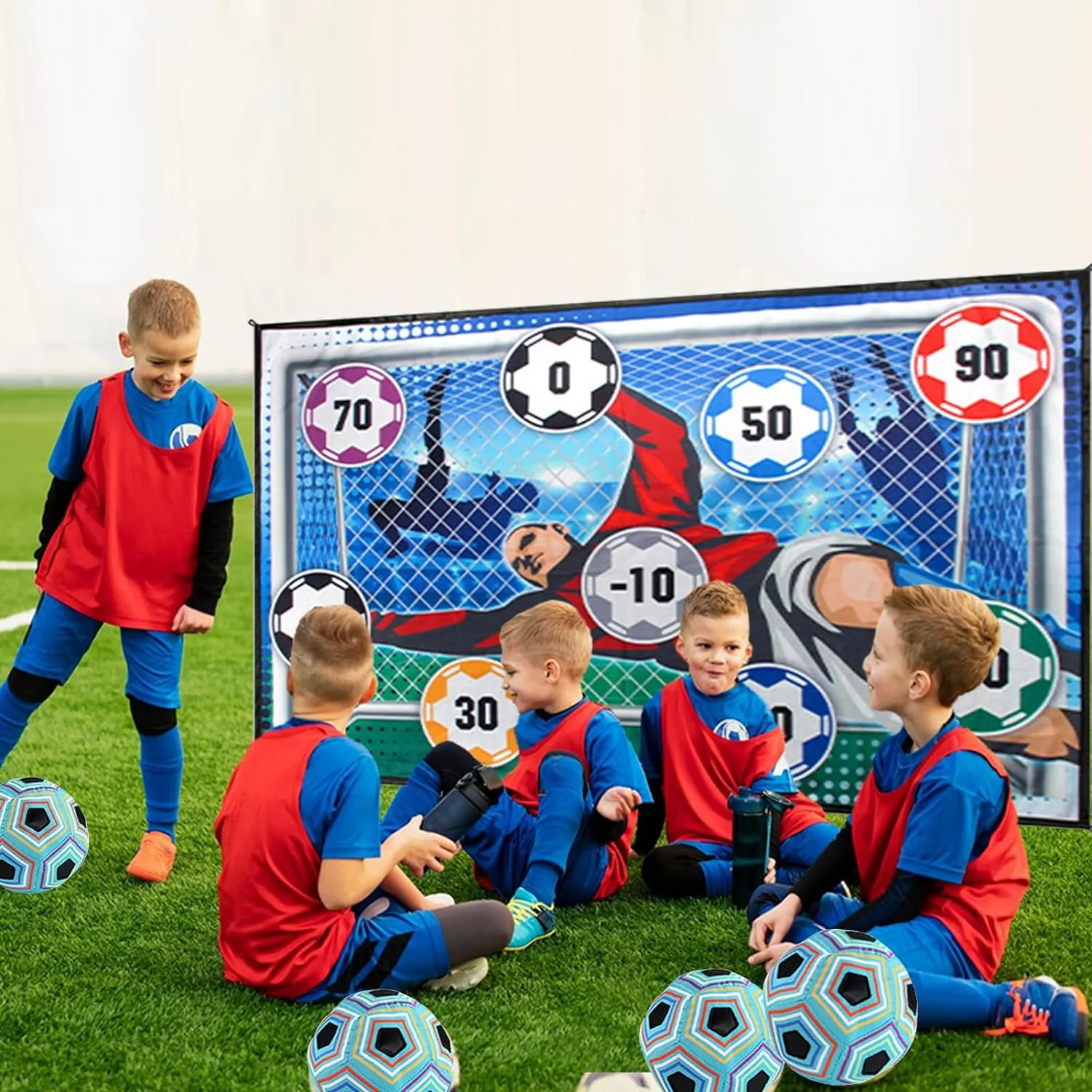 🎉Nouvelles offres spéciales - 49 % de réduction💥Ensemble de jeu de ballon de football pour enfants - Image 2