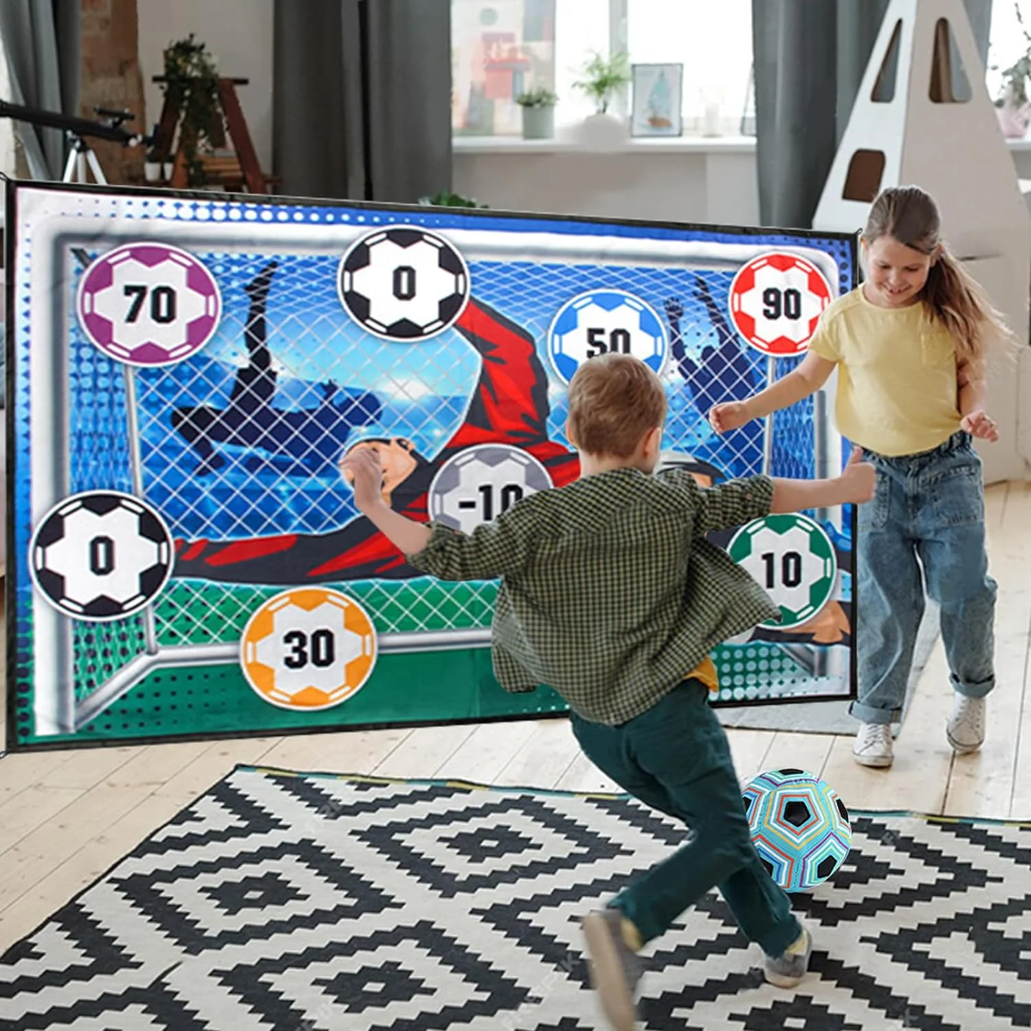 🎉Nouvelles offres spéciales - 49 % de réduction💥Ensemble de jeu de ballon de football pour enfants - Image 4