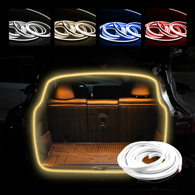 🎁🎁 Joli cadeau & 🚗 Bagage de voiture décoratif lumière bande lumineuse