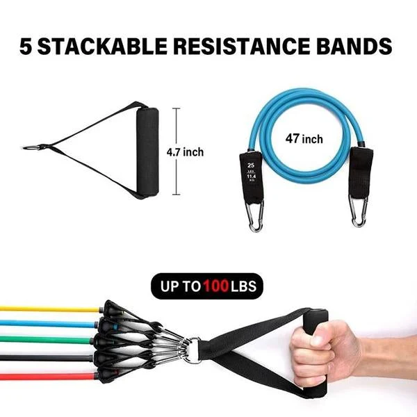 💪🏅🏅12PCS Bandes de résistance - Image 6