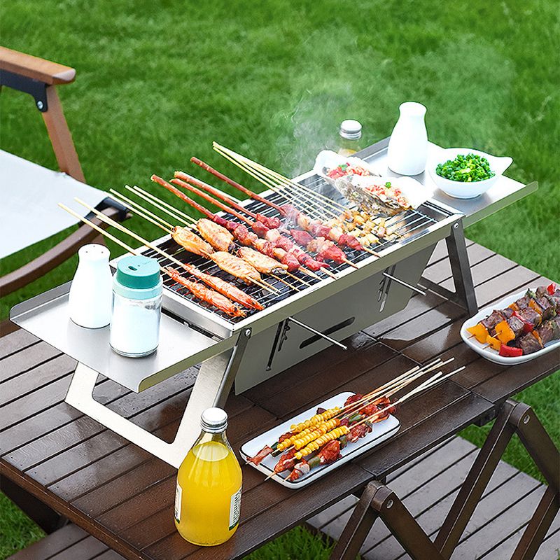 🔥🔥⏳ Limite de production de 66% 🎁 Gril extérieur pliable en acier inoxydable - Image 13