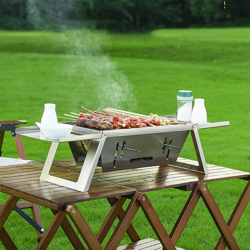 🔥🔥⏳ Limite de production de 66% 🎁 Gril extérieur pliable en acier inoxydable - Image 14