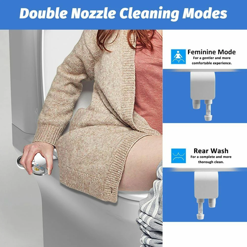 📢📢50 % de réduction !! ⏰ Accessoire de Bidet Sans Électricité à Double Buse - Image 5