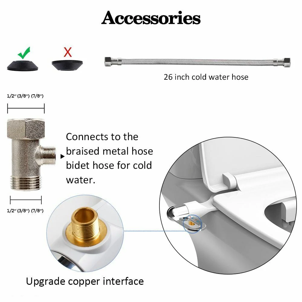 📢📢50 % de réduction !! ⏰ Accessoire de Bidet Sans Électricité à Double Buse - Image 9