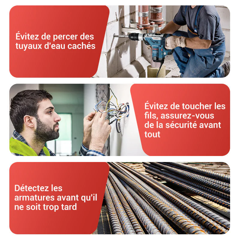 📢📢50 % de réduction !!!⏰Détecteur mural portable multifonction - Image 2