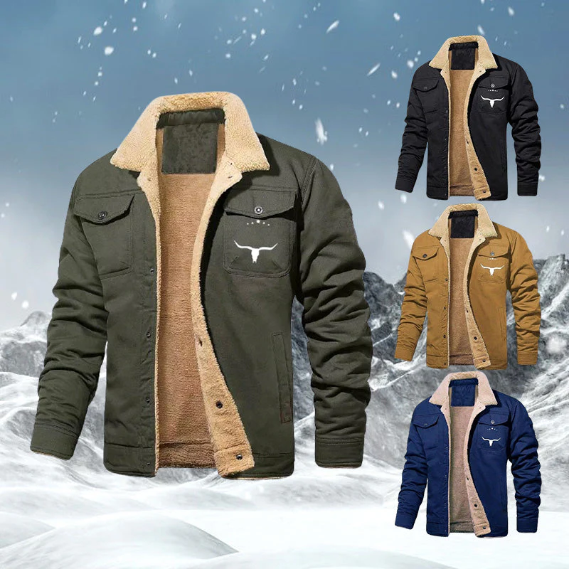 📢📢60 % de réduction !!!✨[Le meilleur cadeau pour lui] Veste chaude rétro pour homme - Image 10