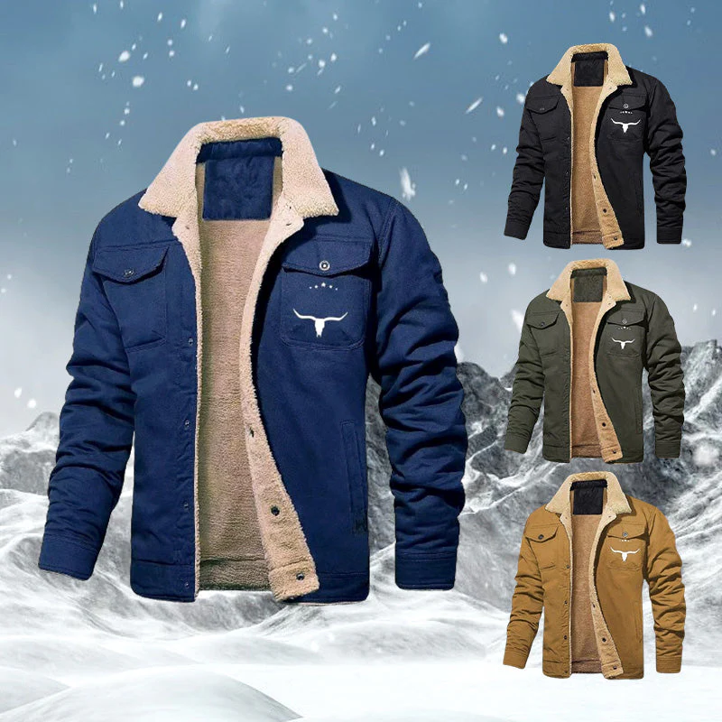 📢📢60 % de réduction !!!✨[Le meilleur cadeau pour lui] Veste chaude rétro pour homme - Image 11