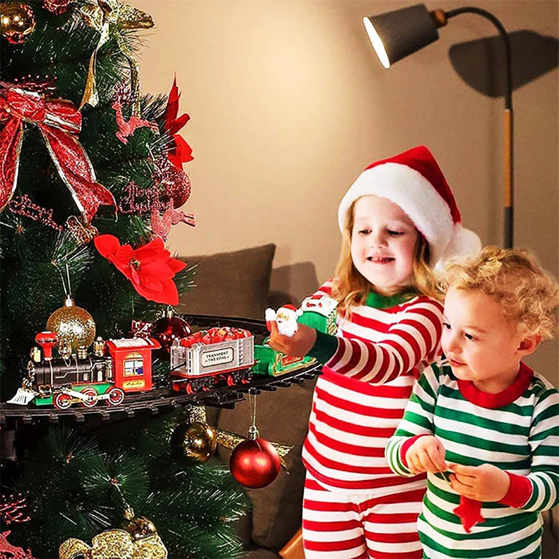 📢📢50% DE RÉDUCTION !!! 🎅Meilleur Cadeau pour Enfants - Train Électrique de Noël