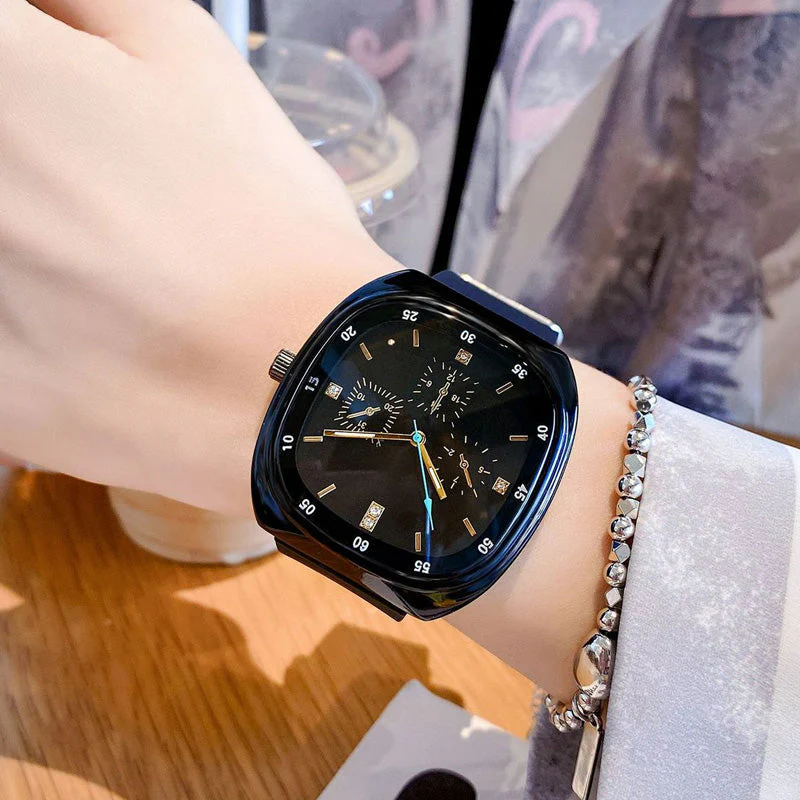 đąđą60 % DE RĂDUCTION !! â° Montre Quartz 42mm â Design ĂpurĂ©, Respirant & ĂlĂ©gant pour Tous les Jours đ°ïž - Image 4