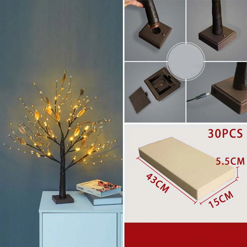 📢📢50 % DE RÉDUCTION !!! ✨Lampe LED Arbre de Bouleau pour Décoration Intérieure - Image 10
