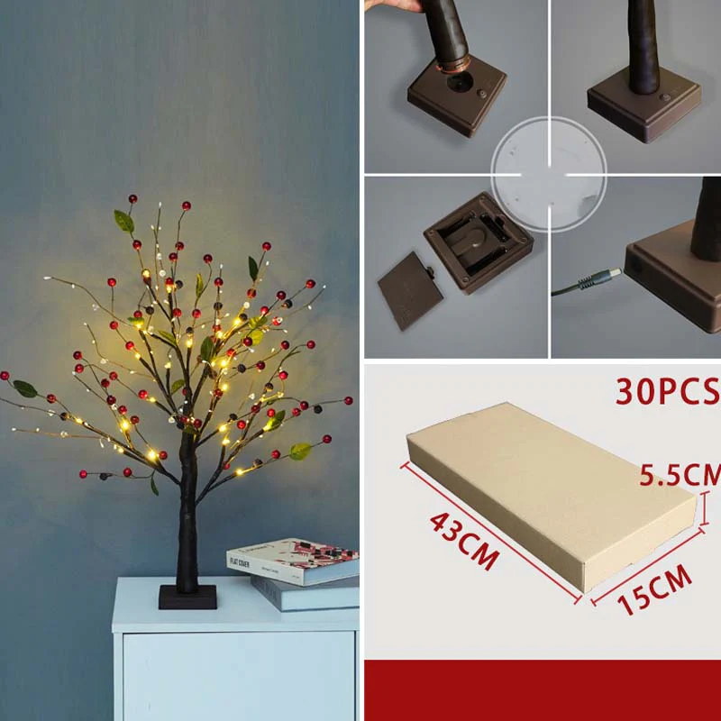 📢📢50 % DE RÉDUCTION !!! ✨Lampe LED Arbre de Bouleau pour Décoration Intérieure - Image 9