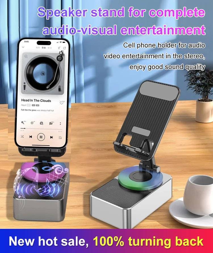 🎁 Vente chaude 50% de réduction ⏳ Support de téléphone portable Bluetooth Audio Power