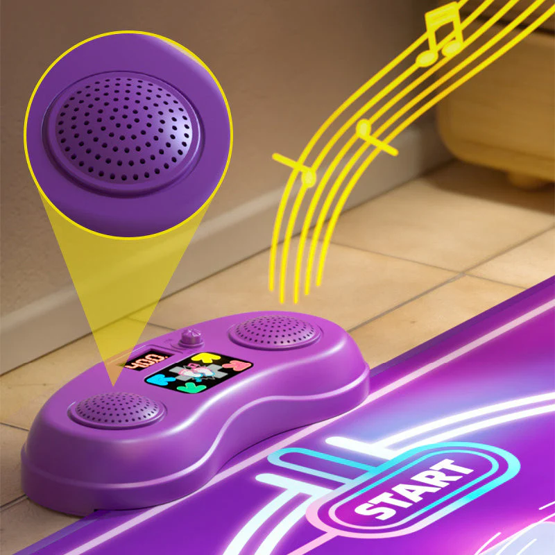 📢📢60% DE RÉDUCTION！！！🎁Tapis de danse interactif Bluetooth avec musique et lumières - Image 3