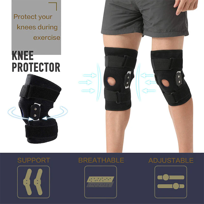 🏆Dernier jour des soldes : 50 % de réduction !!⏰Genouillère de Support Respirante et Ajustable - Image 3
