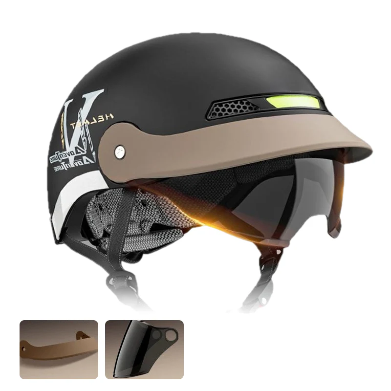 🛡️Casque de moto léger, respirant et résistant aux chocs📢📢3 dernières heures : Grande vente⏰⏰ - Image 2