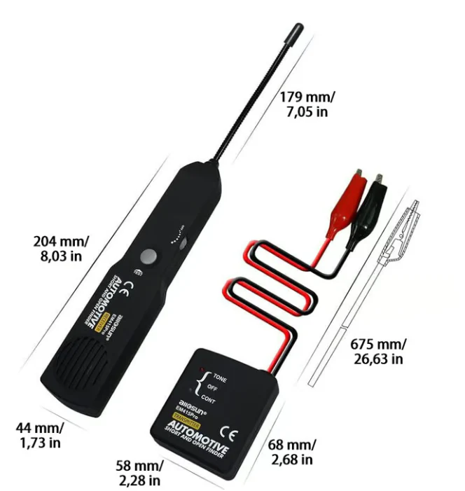 đąDERNIER JOUR DE VENTE - 62% DE RĂDUCTIONđ„ EM415 DĂ©tecteur de circuit ouvert et court pour automobile - Sonde DC & gĂ©nĂ©rateur de tonalitĂ© pour la recherche de pannes (jusqu'Ă 42V) - Image 5