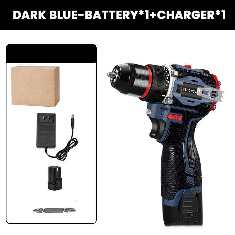 📢📢50 % DE RÉDUCTION !!! ✨Perceuse électrique sans fil avec batterie et chargeur - Image 11