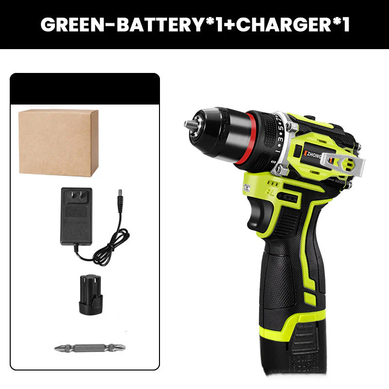 📢📢50 % DE RÉDUCTION !!! ✨Perceuse électrique sans fil avec batterie et chargeur - Image 13