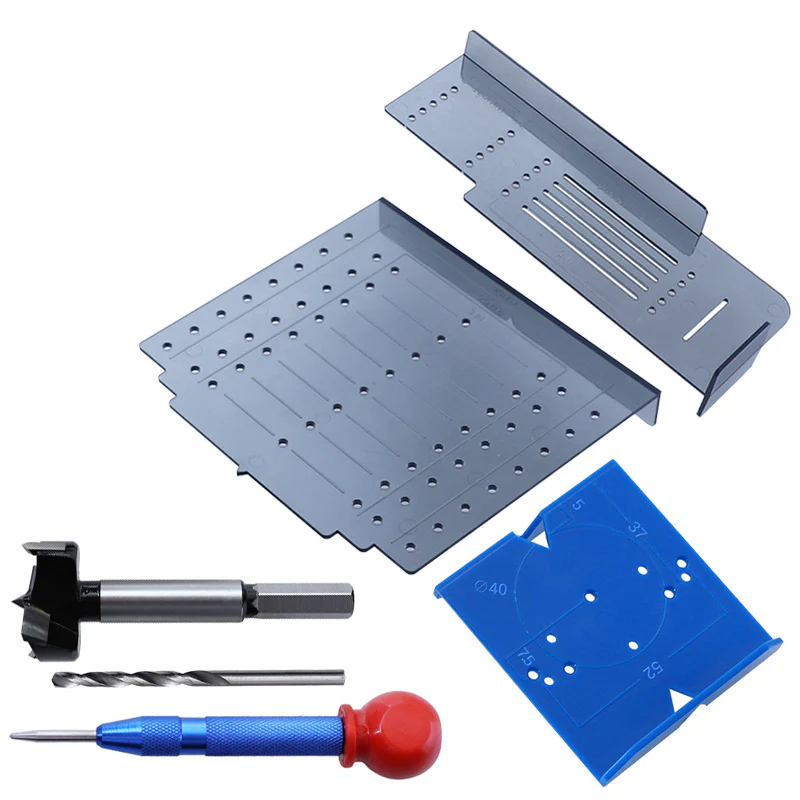 🔧🔧🔥 Kit de modèle de montage de quincaillerie pour portes d'armoire et tiroirs - Image 11