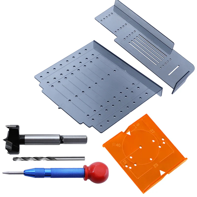 🔧🔧🔥 Kit de modèle de montage de quincaillerie pour portes d'armoire et tiroirs - Image 12