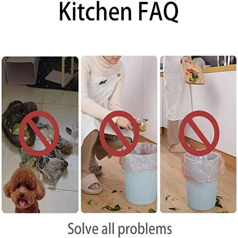 🚀😍Obtenez 5 rouleaux de sacs poubelle gratuitement🗑️Poubelle pliable pour armoires de cuisine✨ - Image 13