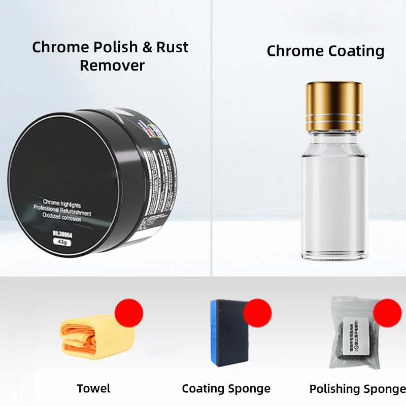 đą50% DE RĂDUCTION !â°Kit de polish chromĂ© et antirouille pour voiture - Image 9