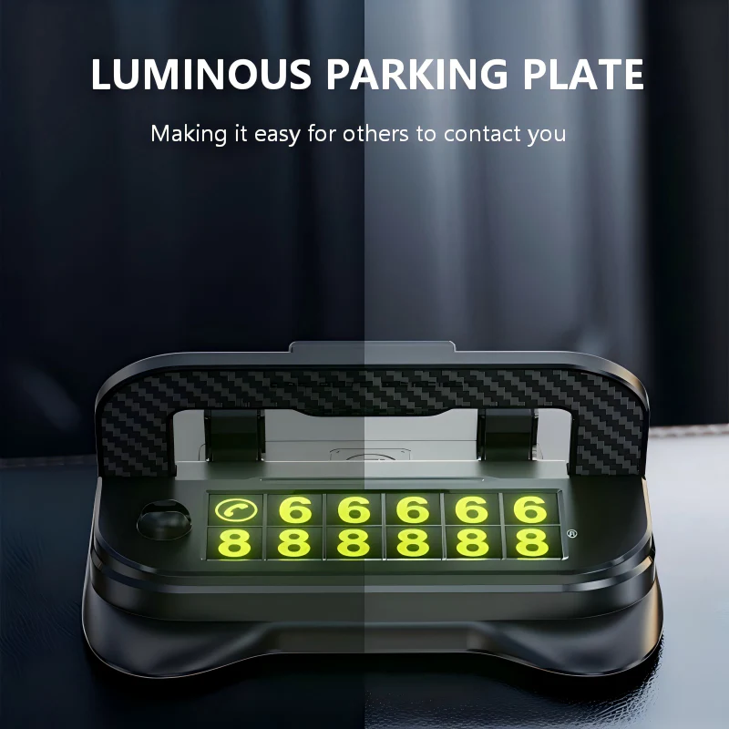 📢📢50% de réduction ! 📱 Support Voiture 360° + Carte de Stationnement Lumineuse – Pliable, Sécurisé & Sans Obstruction ! ✨ - Image 4