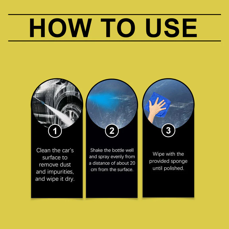 đąđąAchetez 2 recevez 1 gratuitâ°Spray nano-revĂȘtement pour voiture - Restauration rapide et brillance miroir - Image 8