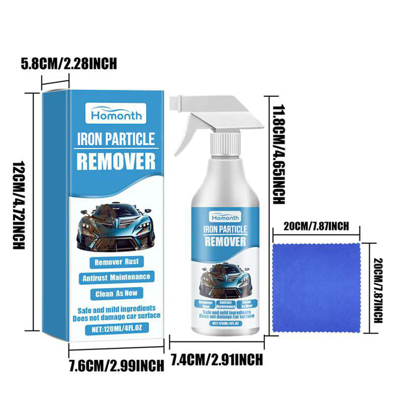 🎁🚗Spray d'élimination de particules de rouille et de fer de voiture✨🔥Achetez 3 obtenez 2 gratuit - Image 9