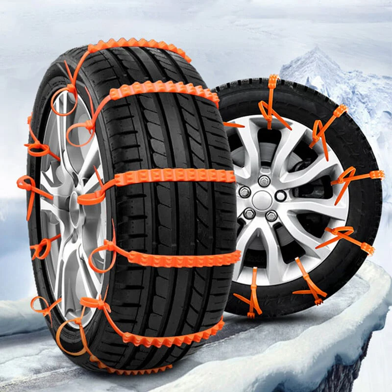 🚗 DERNIER JOUR – 50% DE RÉDUCTION ! ✨ Chaînes Antidérapantes en Nylon – Installation en 10s, Résistent à -35°C, pour Neige, Glace & Boue ! ❄️🔒 - Image 11