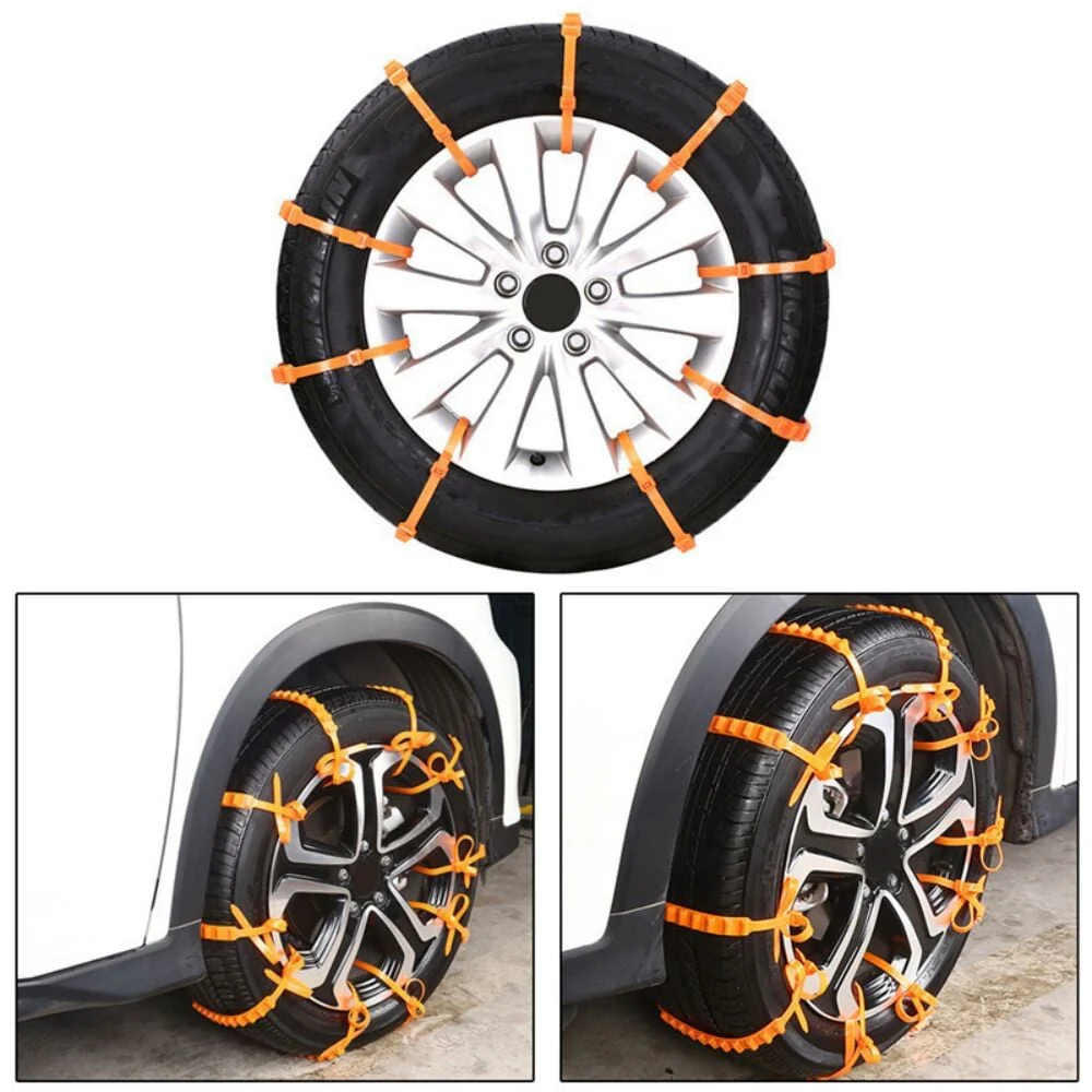 🚗 DERNIER JOUR – 50% DE RÉDUCTION ! ✨ Chaînes Antidérapantes en Nylon – Installation en 10s, Résistent à -35°C, pour Neige, Glace & Boue ! ❄️🔒 - Image 13