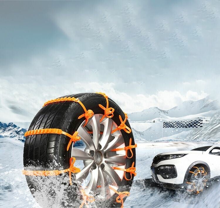 🚗 DERNIER JOUR – 50% DE RÉDUCTION ! ✨ Chaînes Antidérapantes en Nylon – Installation en 10s, Résistent à -35°C, pour Neige, Glace & Boue ! ❄️🔒 - Image 15