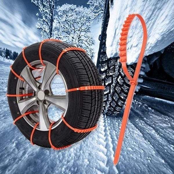 🚗 DERNIER JOUR – 50% DE RÉDUCTION ! ✨ Chaînes Antidérapantes en Nylon – Installation en 10s, Résistent à -35°C, pour Neige, Glace & Boue ! ❄️🔒 - Image 16
