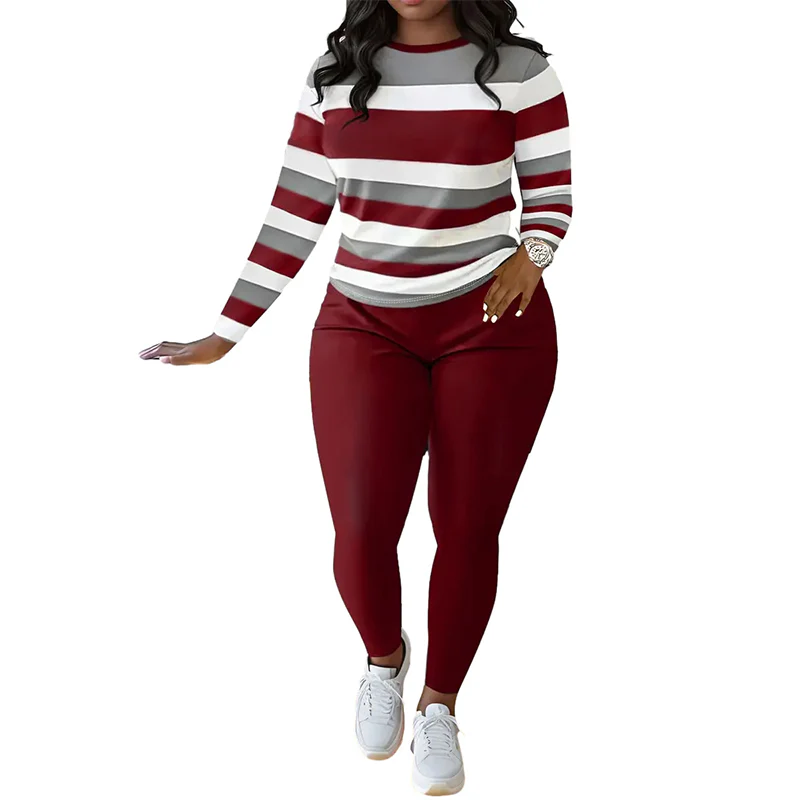 📢📢70 %  DE RÉDUCTION !! ⏰Ensemble 2 pièces décontracté pour femme👚👖