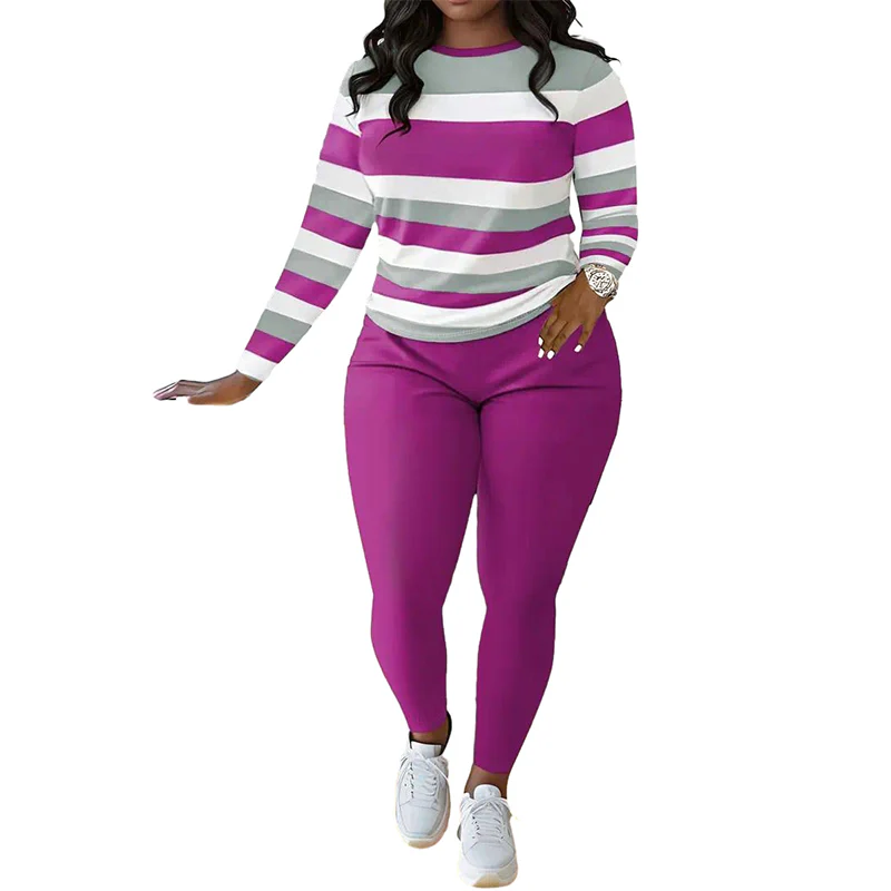 📢📢70 %  DE RÉDUCTION !! ⏰Ensemble 2 pièces décontracté pour femme👚👖 - Image 6