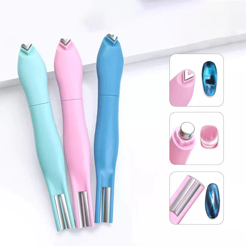 Stylo magnétique pour nail art œil de chat - Image 2