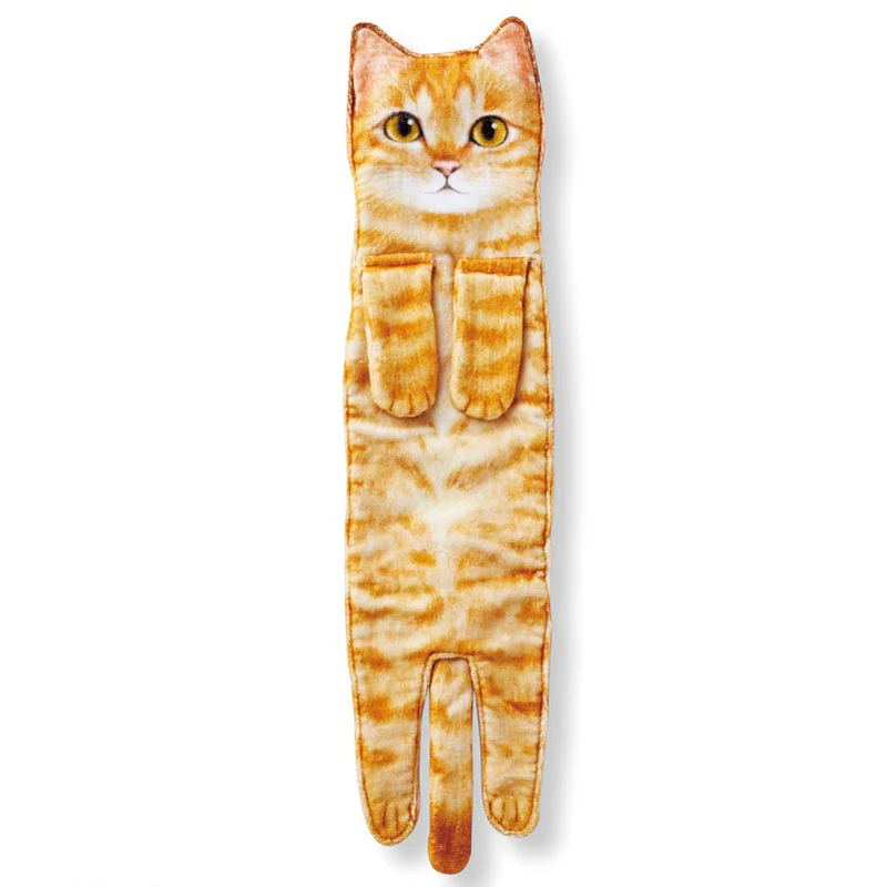 🎁DERNIER JOUR DE SOLDES 50% DE RÉDUCTION✨😺Serviette à main mignonne avec motif chat🐾 - Image 11