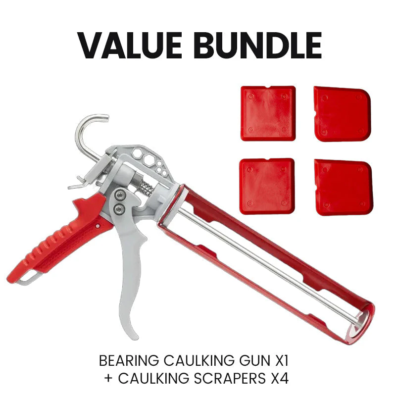 📢📢50 % de réduction !! ⏰ Pistolet à Mastic Amélioré – Canon Rotatif, Grattoir Inclus & Précision Pro pour Rénovation ✨ - Image 10