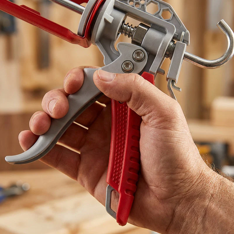 📢📢50 % de réduction !! ⏰ Pistolet à Mastic Amélioré – Canon Rotatif, Grattoir Inclus & Précision Pro pour Rénovation ✨ - Image 9