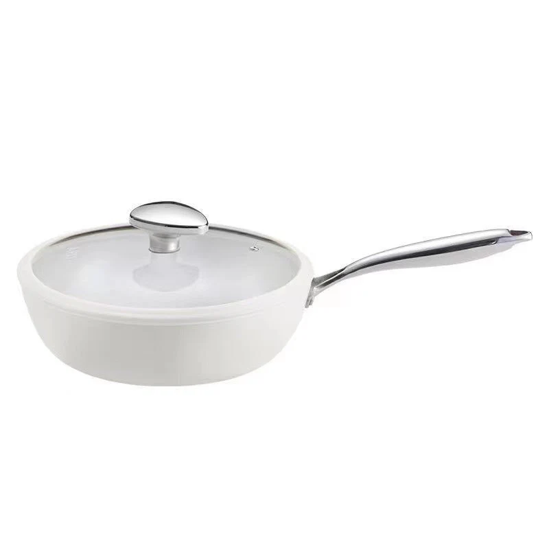 Gift Choice - Marmite en céramique antiadhésive blanche - Image 10