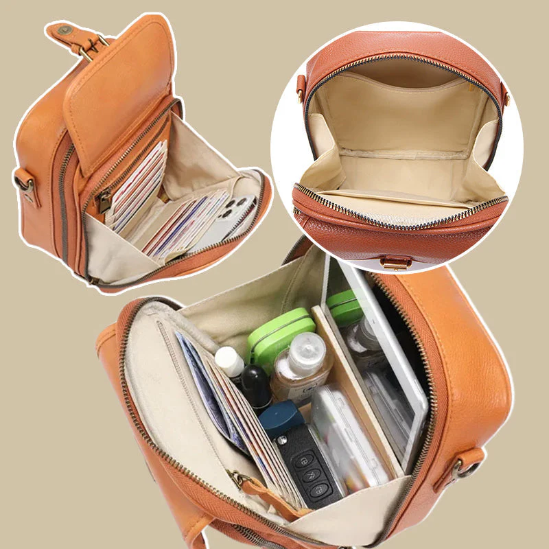 đ„Offre spĂ©ciale - 45 % de rĂ©ductionđ„Sac Ă dos vintage pour femme de grande capacitĂ© - Image 6