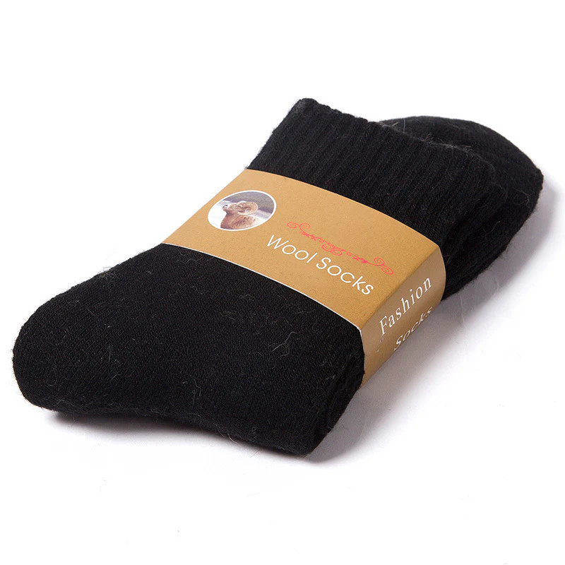 Chaussettes en laine épaisse haut de gamme [Pour les Hommes qui Savent : La Paire Invisible qui Tout Change]