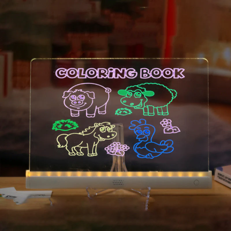 📢📢 50% DE RÉDUCTION ! ✨Set de Tableau de Dessin Lumineux DIY pour Enfants - Image 3