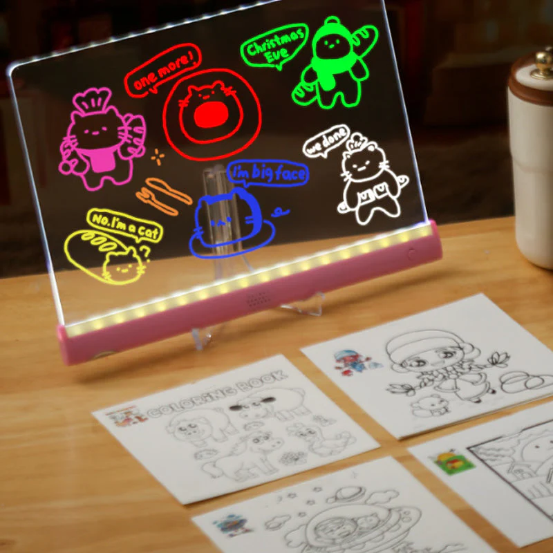 📢📢 50% DE RÉDUCTION ! ✨Set de Tableau de Dessin Lumineux DIY pour Enfants - Image 4