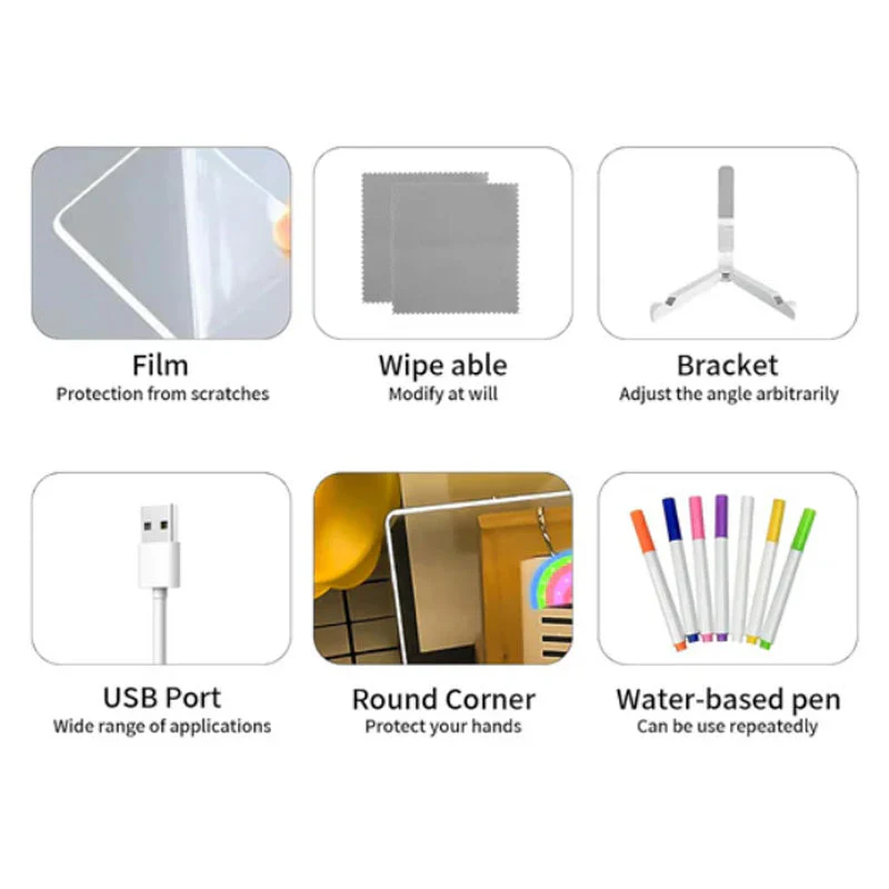 📢📢 50% DE RÉDUCTION ! ✨Set de Tableau de Dessin Lumineux DIY pour Enfants - Image 6