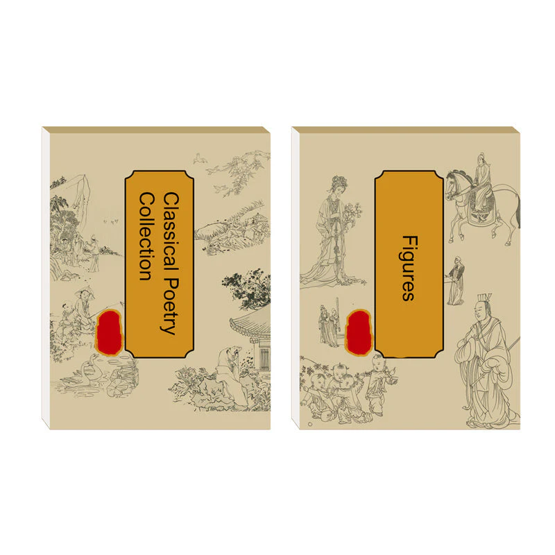 🖼️🎁Album de copie de peinture chinoise et de dessin blanc - Image 15